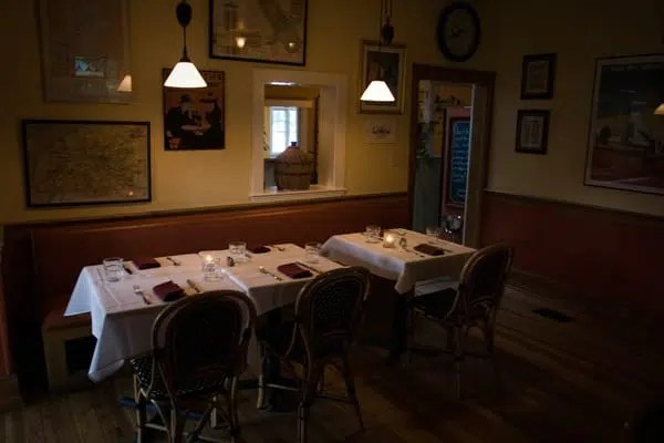 Interior view of the French Hound barroom Interior view of the French Hound barroom